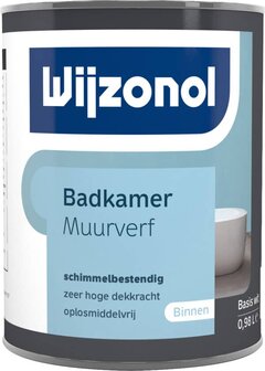 Wijzonol Badkamer Muurverf 1 liter